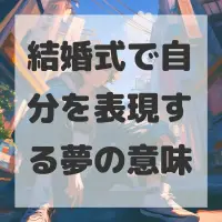 結婚式で自分を表現する夢のサムネイル