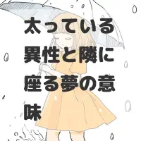 太っている異性と隣に座る夢のサムネイル