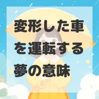 変形した車を運転する夢のサムネイル