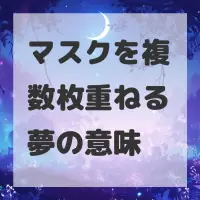 マスクを複数枚重ねる夢のサムネイル