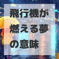 飛行機が燃える夢のサムネイル