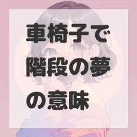 車椅子で階段の夢のサムネイル