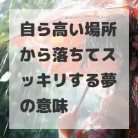 自ら高い場所から落ちてスッキリする夢のサムネイル