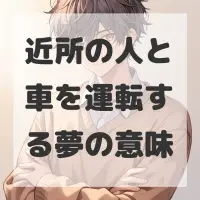 近所の人と車を運転する夢のサムネイル