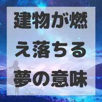 建物が燃え落ちる夢のサムネイル