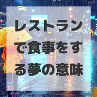 レストランで食事をする夢のサムネイル