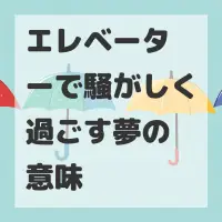 エレベーターで騒がしく過ごす夢のサムネイル