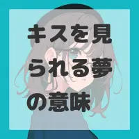 キスを見られる夢のサムネイル