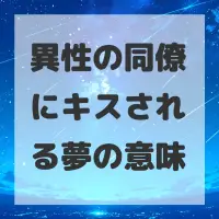 異性の同僚にキスされる夢のサムネイル