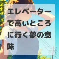 エレベーターで高いところに行く夢のサムネイル