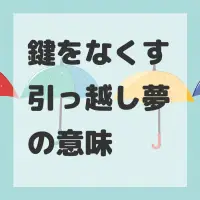 鍵をなくす引っ越し夢のサムネイル