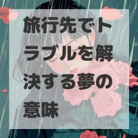 旅行先でトラブルを解決する夢のサムネイル