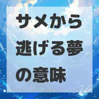 サメから逃げる夢のサムネイル