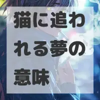 猫に追われる夢のサムネイル