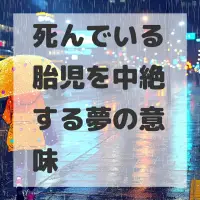 死んでいる胎児を中絶する夢のサムネイル