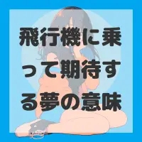 飛行機に乗って期待する夢のサムネイル