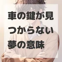車の鍵が見つからない夢のサムネイル
