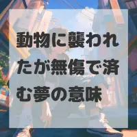 動物に襲われたが無傷で済む夢のサムネイル