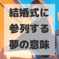 結婚式に参列する夢のサムネイル