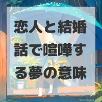 恋人と結婚話で喧嘩する夢のサムネイル