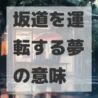 坂道を運転する夢のサムネイル