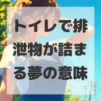 トイレで排泄物が詰まる夢のサムネイル