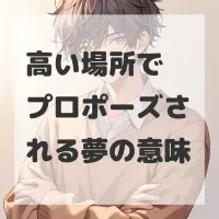 高い場所でプロポーズされる夢のサムネイル