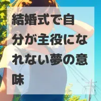 結婚式で自分が主役になれない夢のサムネイル