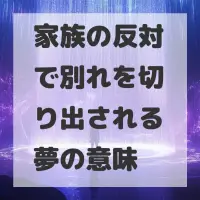 家族の反対で別れを切り出される夢のサムネイル
