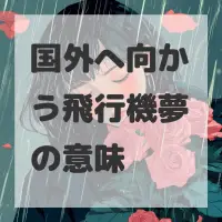 国外へ向かう飛行機夢のサムネイル