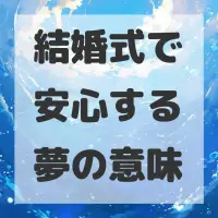 結婚式で安心する夢のサムネイル