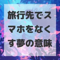 旅行先でスマホをなくす夢のサムネイル