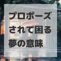 プロポーズされて困る夢のサムネイル