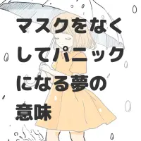 マスクをなくしてパニックになる夢のサムネイル
