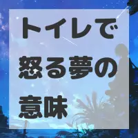 トイレで怒る夢のサムネイル