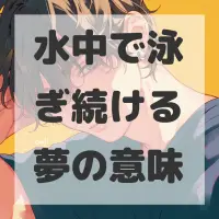 水中で泳ぎ続ける夢のサムネイル