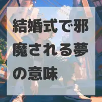 結婚式で邪魔される夢のサムネイル