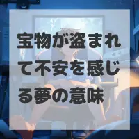 宝物が盗まれて不安を感じる夢のサムネイル