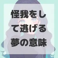 怪我をして逃げる夢のサムネイル