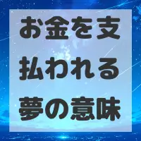 お金を支払われる夢のサムネイル