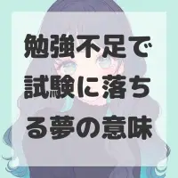 勉強不足で試験に落ちる夢のサムネイル