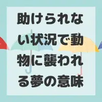 助けられない状況で動物に襲われる夢のサムネイル
