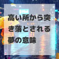 高い所から突き落とされる夢のサムネイル