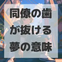 同僚の歯が抜ける夢のサムネイル