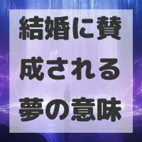 結婚に賛成される夢のサムネイル