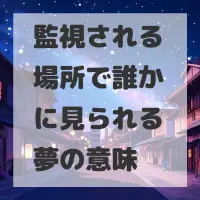 監視される場所で誰かに見られる夢のサムネイル