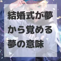 結婚式が夢から覚める夢のサムネイル