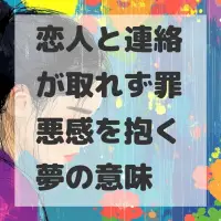 恋人と連絡が取れず罪悪感を抱く夢のサムネイル