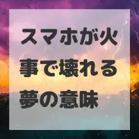 スマホが火事で壊れる夢のサムネイル