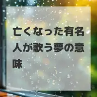 亡くなった有名人が歌う夢のサムネイル